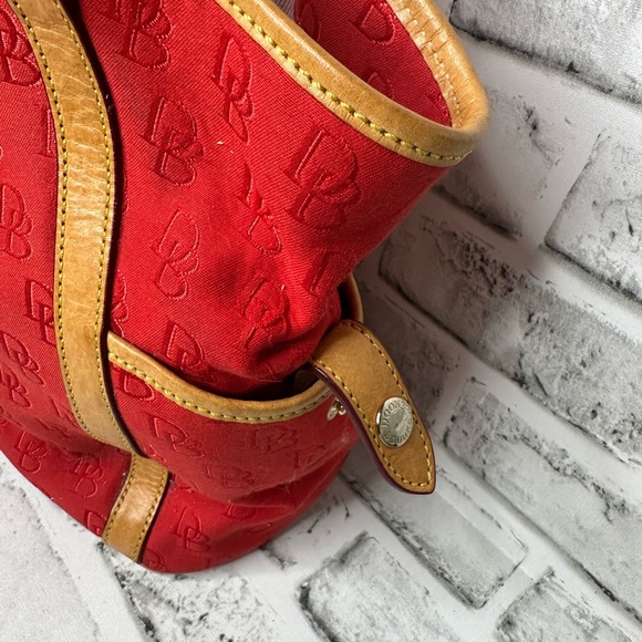 Dooney and Bourke Kristen Vintage Red Purse - Picture 3 of 5